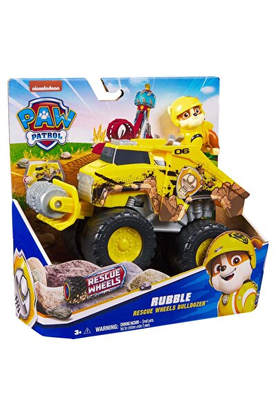 PAW PATROL Buldozer cu roți pentru vehicule de salvare tematice - Moloz