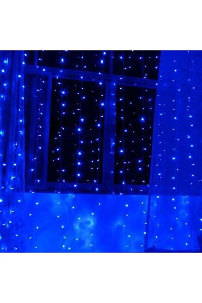 Bibilel Χριστουγεννιάτικα Φωτάκια Βρόχου 3μ x 3μ 500 LED Μπλε Διασυνδεόμενα