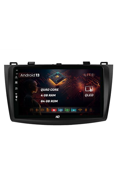 HUB64 Navigatie Mazda 3 (2009-2013), 4GB RAM, Quadcore, Carplay, Android Auto