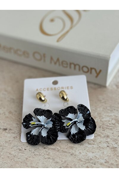 LUXSTONE Lotus Flower Gold Set Earrings