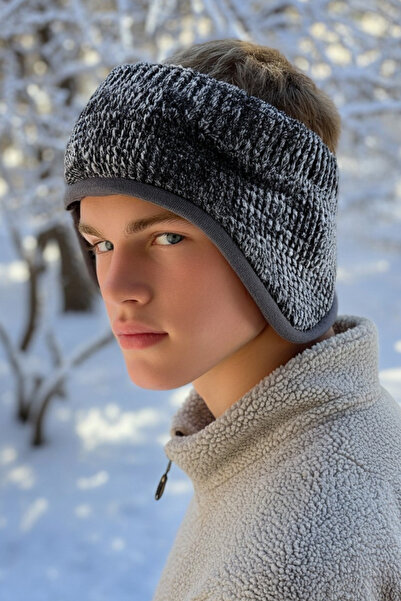 LAGRANZE Men's Warm Velvet Inside Fleece Headband Bandana