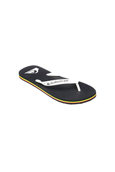 Quiksilver Μαύρες ανδρικές παντόφλες - Rasta Design