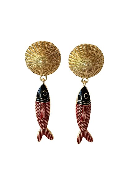 Sense of Atelier أقراط السمك