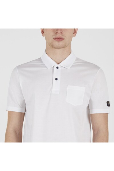 PAUL&SHARK MEN'S KNITTED POLOSHIRT C.WCOTTON