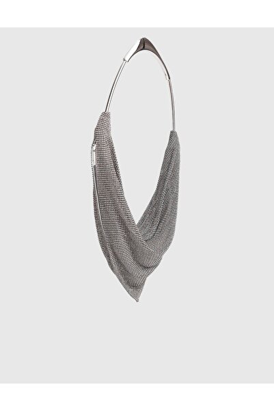 İLVİ Milana Antrasit Taşlı Kadın Portföy Çanta