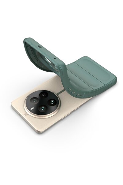 SKYDDAR INNOVATION Θήκη για Realme 12 Pro / 12 Pro+, Magic Shield, Πατάκι σιλικόνης, σετ αυτοκόλλητων, Μπλε