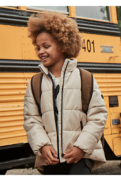 MAYORAL Children's Padded Coat Cream 7438