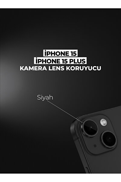 İPhone 15/15Plus Uyumlu Kamera Lens Koruyucu
