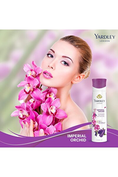 YARDLEY بخاخ الجسم لندن إمبريال أوركيد للنساء - 150 مل (عبوة من قطعتين)