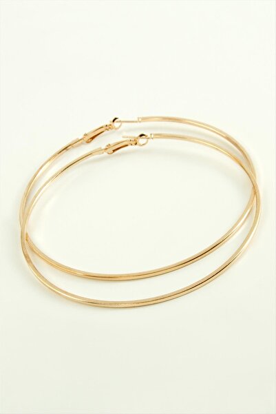 ZERO LAND أقراط حلقة معدنية مطروقة من AhEs مقاس 8-9-10 سم