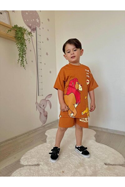 UESKİDS Boys' Character Shorts Suit