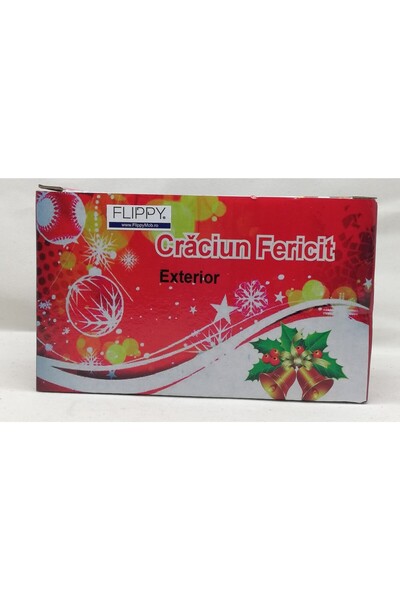 dalip Ghirlandă luminoasă de Crăciun 17m 200 LED-uri mici rotunde violet