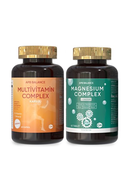APB ASİA PHARM BALANCE MULTİVİTAMİN COMPLEX+MAGNEZYUM COMPLEX