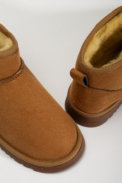 RİSSOLİ Γυναικείες μίνι μπότες με λεπτή σόλα με επένδυση από γούνα