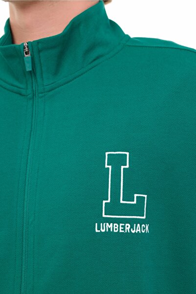 lumberjack Ml Zeno 18Blo-23 5Pr Green Men's Tracksuit Top