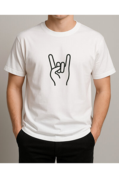 TREND YANKI تي شيرت للجنسين (علامة روك إل)