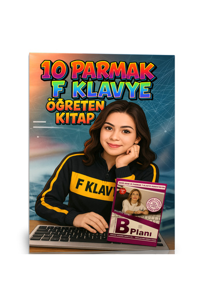 Enine Boyuna Eğitim كتاب تعليمي للوحة المفاتيح ذات العشرة أصابع (لوحة مفاتيح ...
