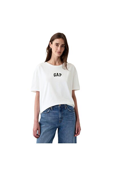 GAP Women's T-shirt LOGO EASY BOYFRIEND SHORTSLEEVE TEE - 40799003