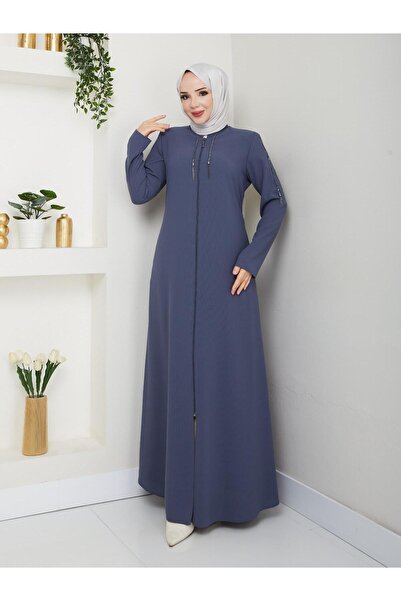 KMKkombin Women's Pardess with Chain Sleeve Detail