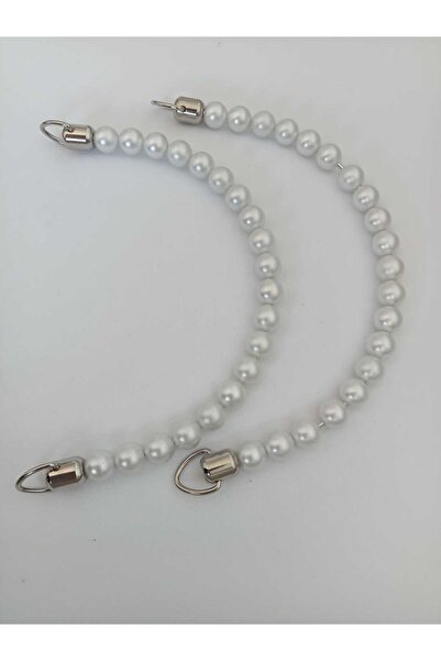 hobi duragı 18 cm Iron Bag Handles with Metal Rings Sapi, Bag Accessory - Double