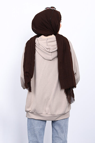 İmajButik Φούτερ Modal με τσέπες Mink Kangaroo