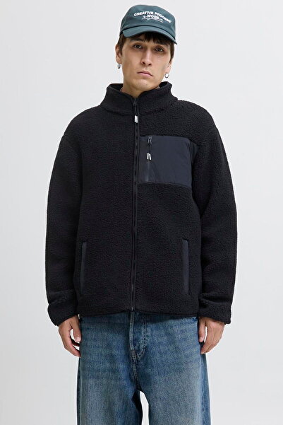 Jack & Jones Men's Teddy Zipper Closure Jacket - Thatcher
