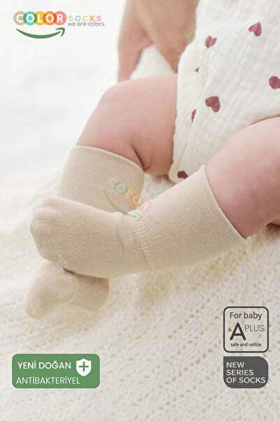 Color Socks 🍼 6 Çift Kutulu Organik Bebek Çorap Seti (Soft Touch)