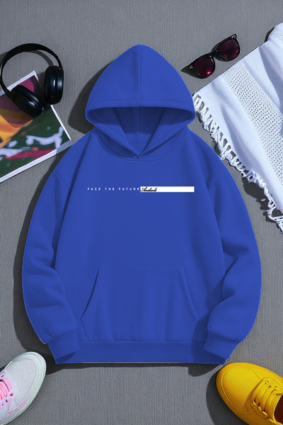 trendypassion Φούτερ Unisex Future Printed Oversize