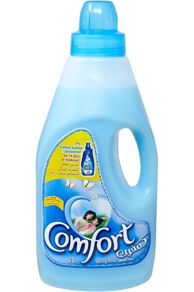 Comfort منعم الأقمشة برائحة ندى الربيع 2 لتر
