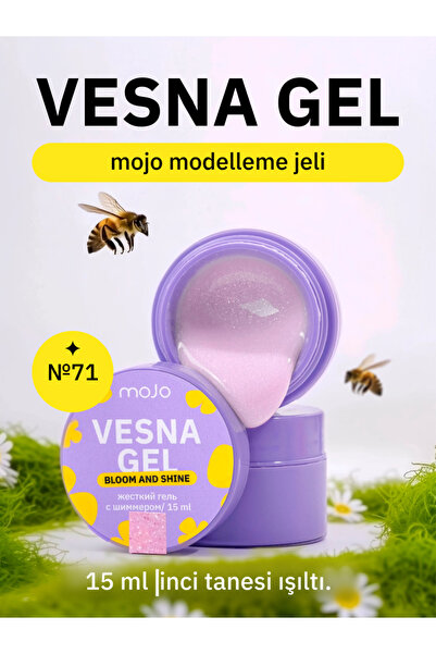 MOJO Tırnak Jeli Vesna Gel Açik Mor 71 (15 ml) - Kalıcı ve Dayanıklı Manikür Jel
