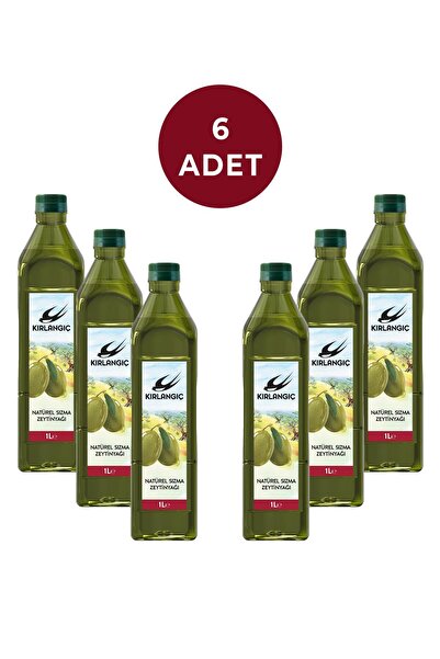 Kırlangıç Naturel Sızma Zeytinyağı 1 lt*6 adet