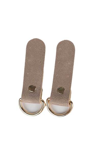 Ritzz Geantă Kenar Derili D Ring Böce (aurie) (pereche) - bej