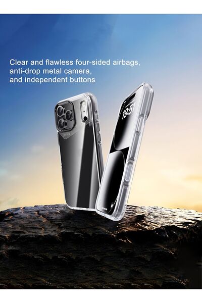 Wtech Apple iPhone 17 Pro Max 5G 2025 Gear4 Series D3O Crystalex Transparent Case Cover - Clear
