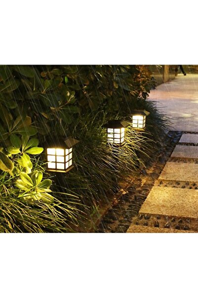 Danex Set 2 Lampi Solare LED pentru Gradina, Tip Felinar, 38 Cm, 8.6x8.6 Cm, ...