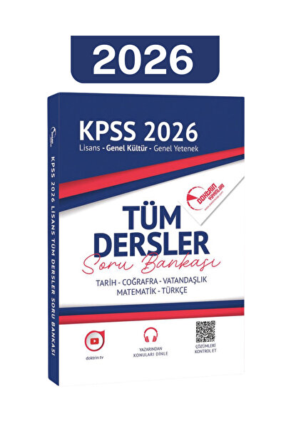 Doktrin Yayınları 2026 KPSS Lisans Tüm Dersler Soru Bankası