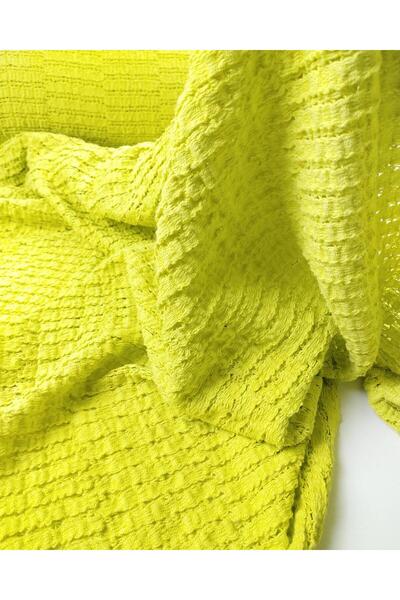 Kumaş Parça ملابس تريكو من الفوم باللون الأخضر الفستقي عرض: 110