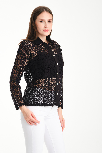 BY PAPI Dantel Gömlek