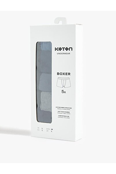 Koton Cotton 5-Piece Boxer Set (Aw 25)