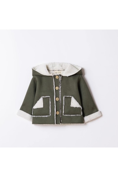 JNF kids Boys' Plush Hooded Jacket