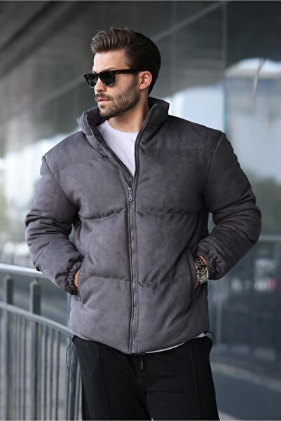 Madmext Smoked Nubuck Men's Puffer Jacket 6802