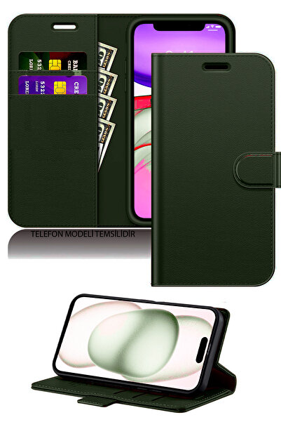 Nezih Case Redmi 15t Pro Compatible Leather Case with Stand, Wallet and Card Holder Cover