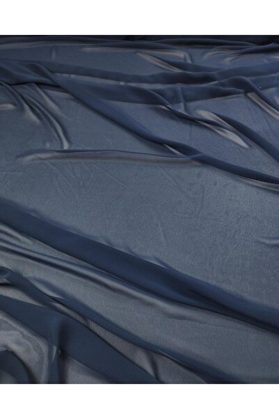 Kumaş Parça Синій шифон з попелом: 150