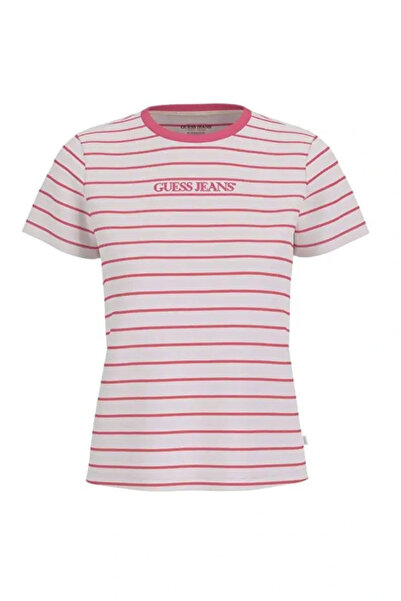 Guess Gj Ss Cn Reg Women's Multicolor Regular Fit T-Shirt W4Bi53Kcie1-S51V