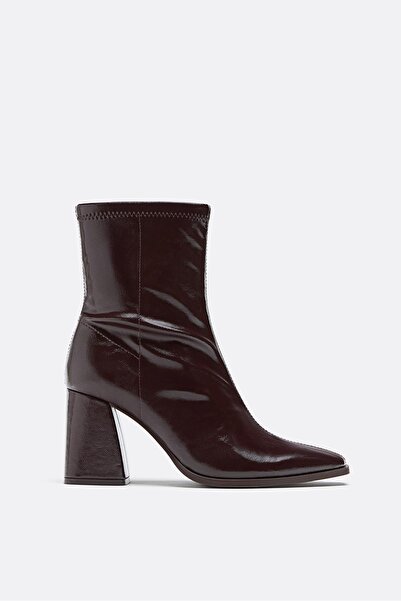 Stradivarius High-heel stretch ankle boots