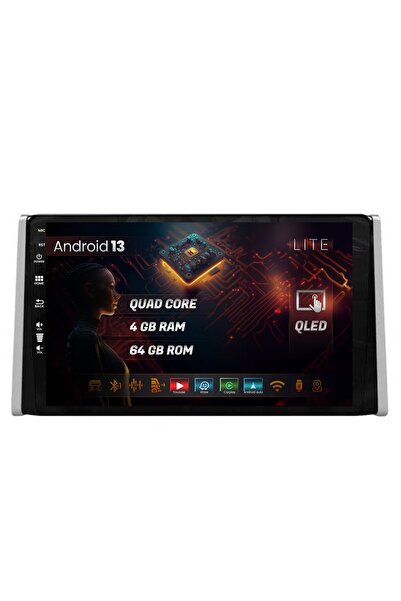 HUB64 Navigatie Toyota RAV4 (2018+), 4GB RAM, Quadcore, Carplay, Android Auto