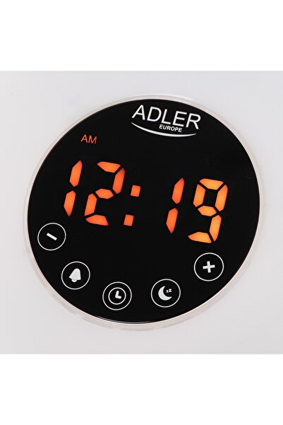 adler AD1916 sunrise/sunset simulation alarm clock, FM radio, nature sounds, 6 colors