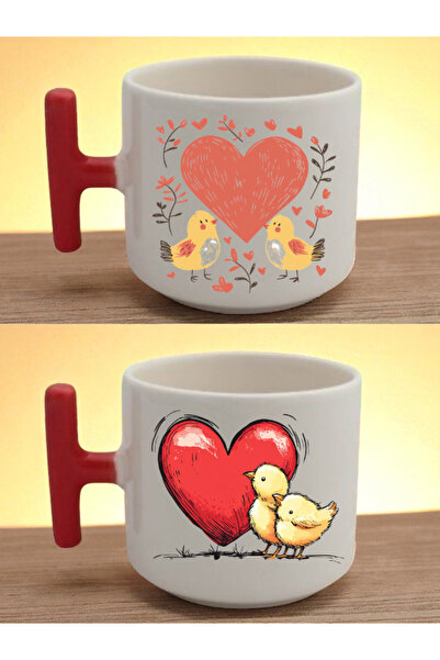 lili hediyelik Heart Chick 2-Piece Latte Cup - 1St Birthday Gift, Gifts to Gi...