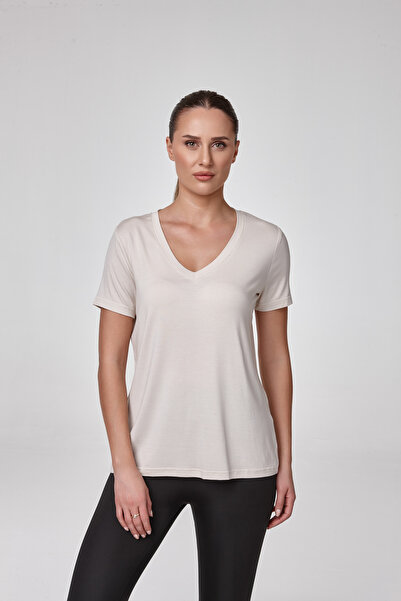 relactive ΓΥΝΑΙΚΕΙΟ ΜΠΛΟΥΖΑ ΜΕ ΚΟΝΤΟ ΜΑΝΙΚΙ ΜΕ ΒΑΘΥ ΛΟΥΡΑΚΙ ΣΕ ΣΧΗΜΑ Β ΠΕΤΡΑ