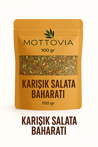 mottovia Karışık Salata Baharatı 100 gr – %100 Doğal, Katkısız ve Taze Bahara...