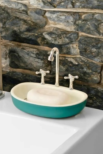 Washbasin Shaped Soap Dish Faucet Design Soap Dish Bathroom Soap Dish Decorative Vintage Bathroom Countertop